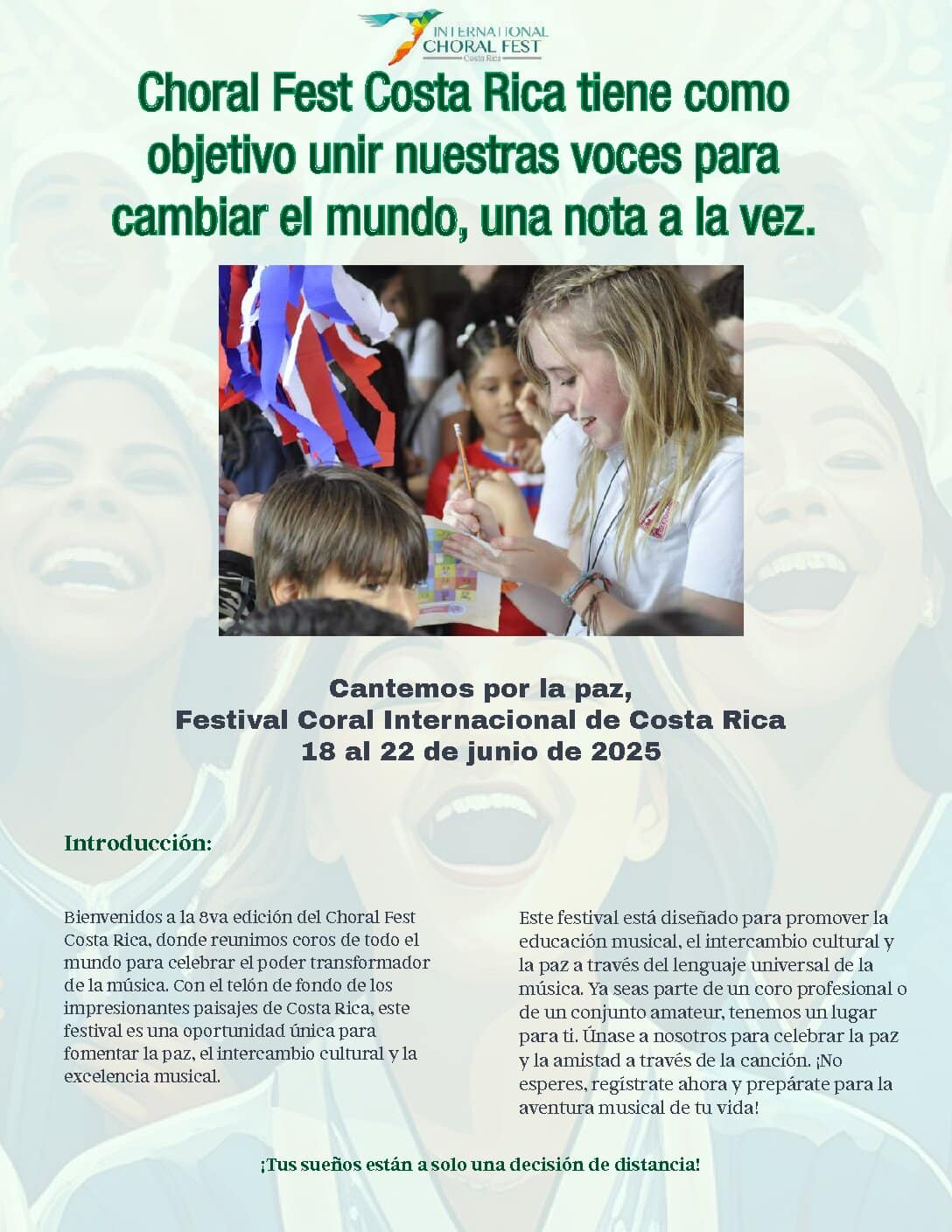 Festival Virtual 2 Baje el  Pdf 2024 Festival Coral Internacional Costa Rica por la Paz